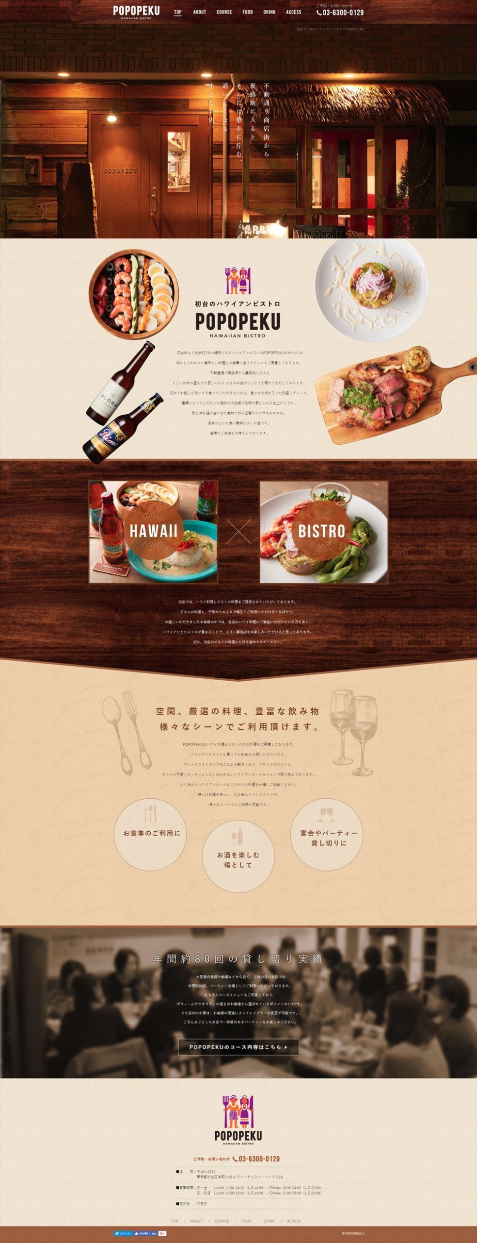 HAWAIIAN BISTRO POPOPEKU(ハワイアンビストロ ポポペク)