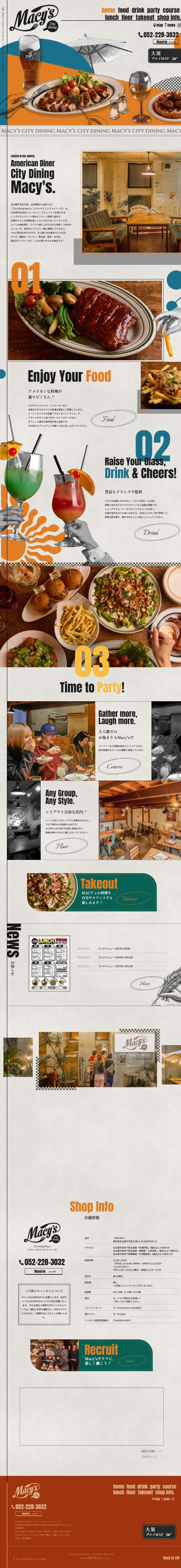 City Dining Macy’s （シティーダイニング メイシーズ）